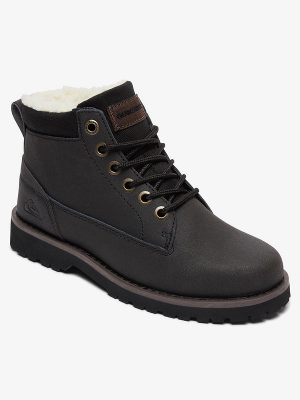 quiksilver, Mission V - Botas de invierno para Chicos, SOLID BLACK (sbkm) 0 Mission V - Botas de invierno para Chicos Multicolor AQBB700005 Quiksilver