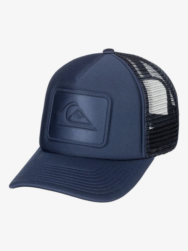quiksilver, Squashed Banana - Trucker Cap for Boys 8-16, NAVY BLAZER (byj0) 0 Squashed Banana - Trucker Cap for Boys 8-16 Blue AQBHA03346 Quiksilver