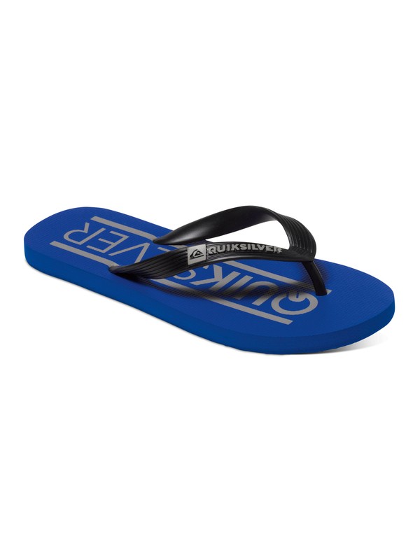 quiksilver, Java Wordmark - Infradito, BLACK/BLUE/BLUE (xkbb) 0 Java Wordmark - Infradito AQBL100018 Quiksilver