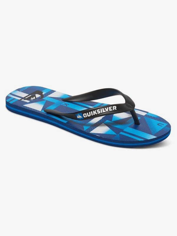 quiksilver, Molokai - Chancletas, BLUE/BLUE/BLACK (xbbk) 0 Molokai - Chancletas Azul AQBL100200 Quiksilver