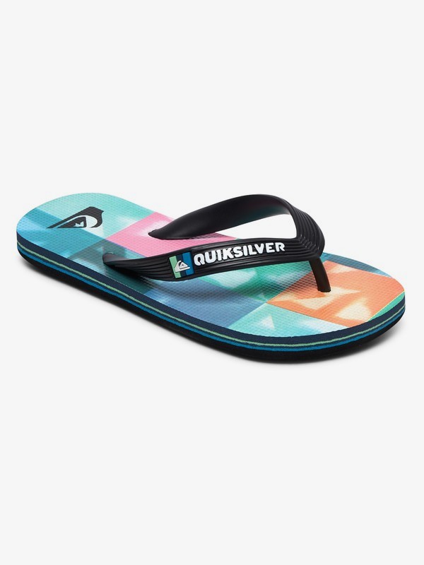 Quiksilver Molokai Dye Check Tongs pour Gar/çon AQBL100421