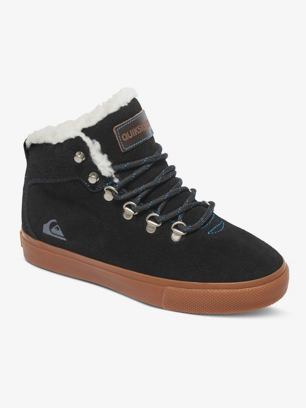 quiksilver, Jax - Baskets mi-Hautes pour Garçon, BLACK/BLACK/BROWN (xkkc) 0 Jax - Baskets mi-Hautes pour Garçon AQBS100003 Quiksilver
