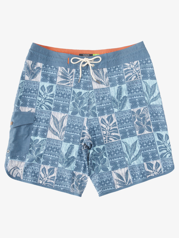 Waterman Leaf Boxes Scallop 20" - Board Shorts for Men  AQMBS03092