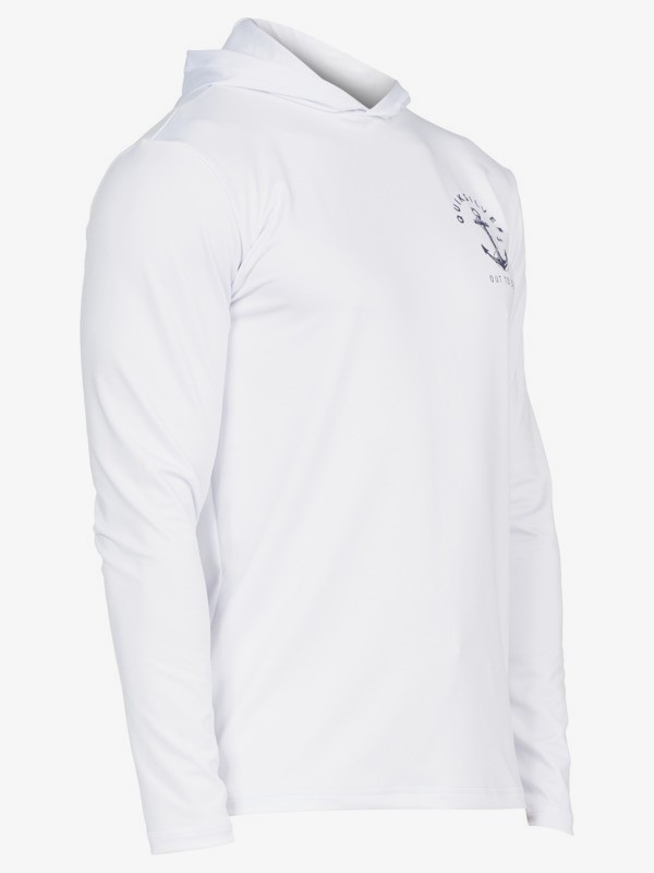 W Out To Sea - Long Sleeve UPF 50 Hooded Surf T-Shirt for Men  AQMWR03029