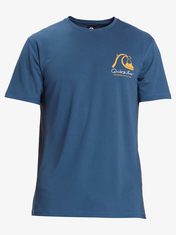 Bamboo Check - Short Sleeve UPF 50 Surf T-Shirt for Men  AQMWR03035