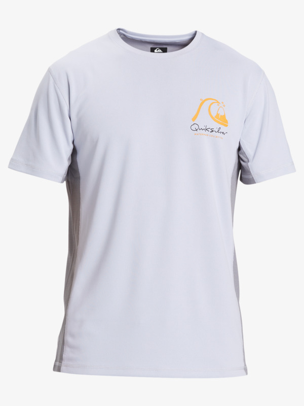 Bamboo Check - Short Sleeve UPF 50 Surf T-Shirt for Men  AQMWR03035