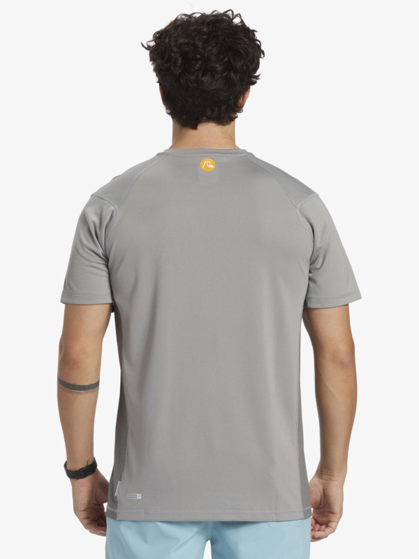 Bamboo Check - Short Sleeve UPF 50 Surf T-Shirt for Men  AQMWR03035