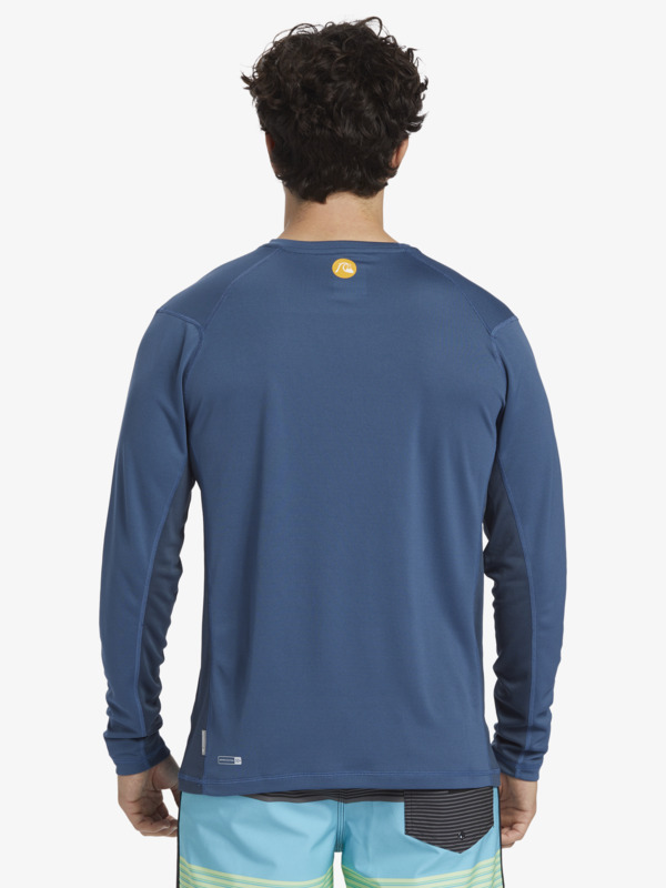 Bamboo Check - Long Sleeve UPF 50 Surf T-Shirt for Men  AQMWR03036
