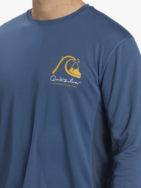 Bamboo Check - Long Sleeve UPF 50 Surf T-Shirt for Men  AQMWR03036
