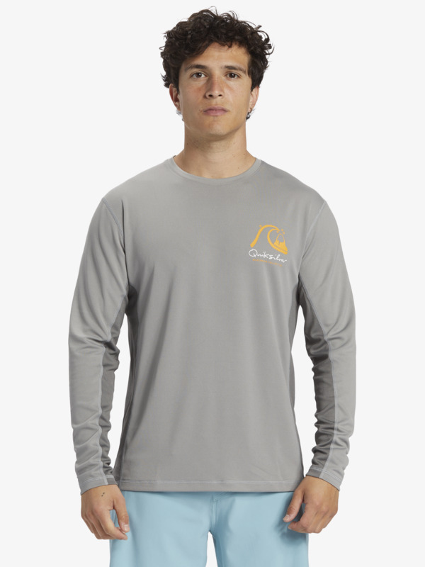 Bamboo Check - Long Sleeve UPF 50 Surf T-Shirt for Men  AQMWR03036