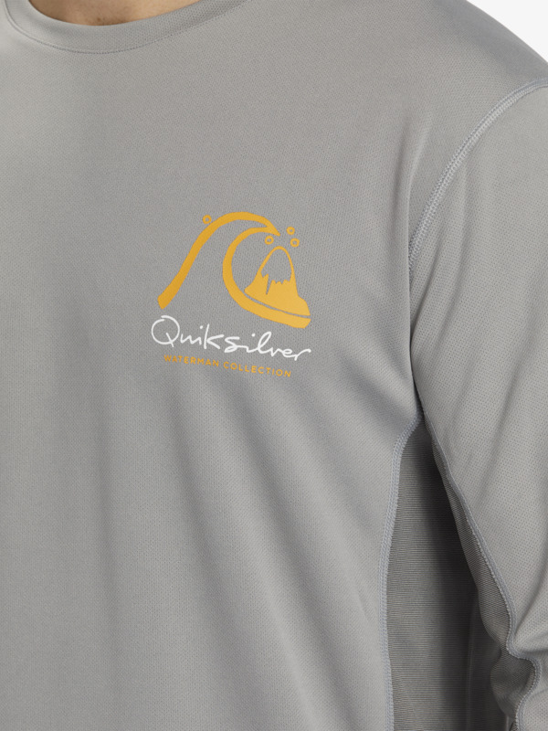 Bamboo Check - Long Sleeve UPF 50 Surf T-Shirt for Men  AQMWR03036
