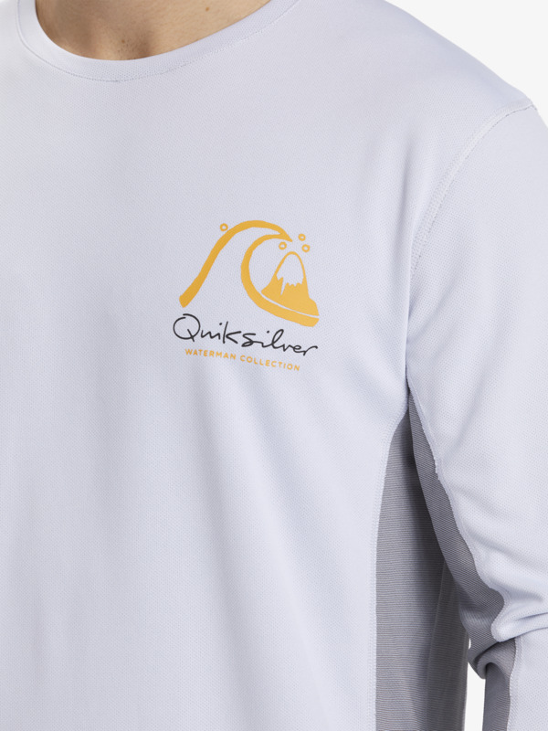 Bamboo Check - Long Sleeve UPF 50 Surf T-Shirt for Men  AQMWR03036