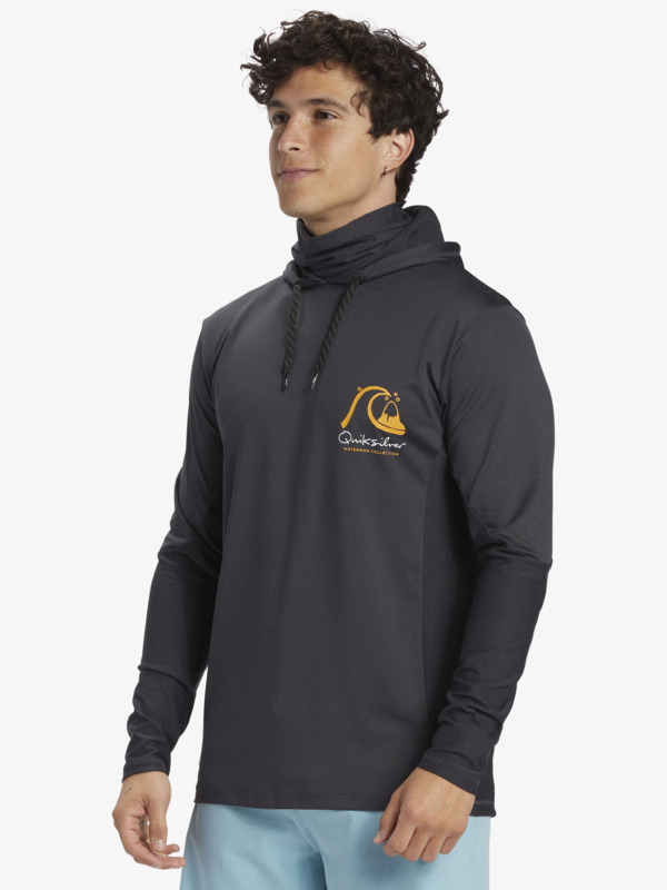 Angler - Hooded Long Sleeve UPF 50 Surf T-Shirt for Men  AQMWR03037
