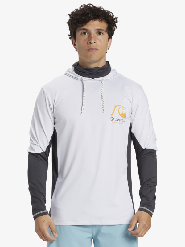 Angler - Hooded Long Sleeve UPF 50 Surf T-Shirt for Men  AQMWR03037