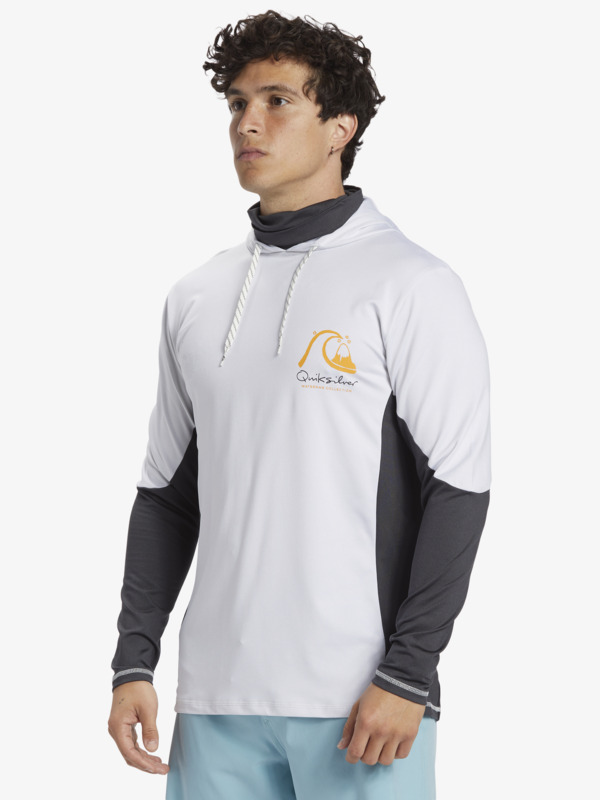 Angler - Hooded Long Sleeve UPF 50 Surf T-Shirt for Men  AQMWR03037