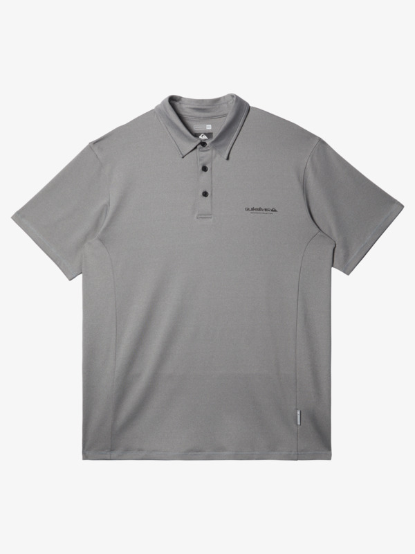 Mens Baitball Long Sleeve UPF 50 Surf Polo Shirt Quiksilver