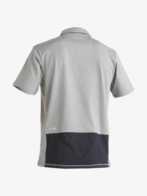 Mens Baitball Long Sleeve UPF 50 Surf Polo Shirt Quiksilver