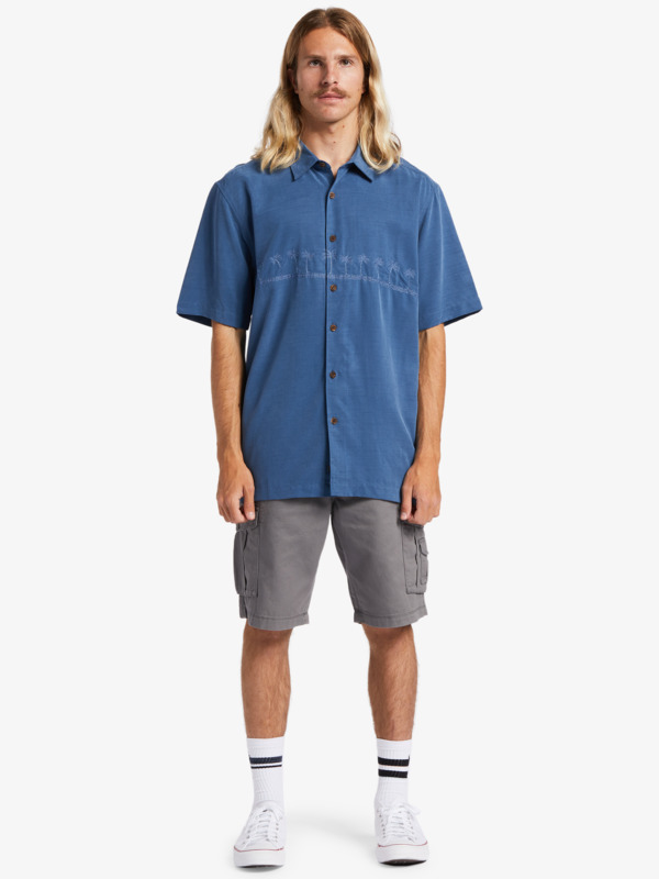 Waterman Tahiti Palms - Short Sleeve Shirt for Men  AQMWT03356