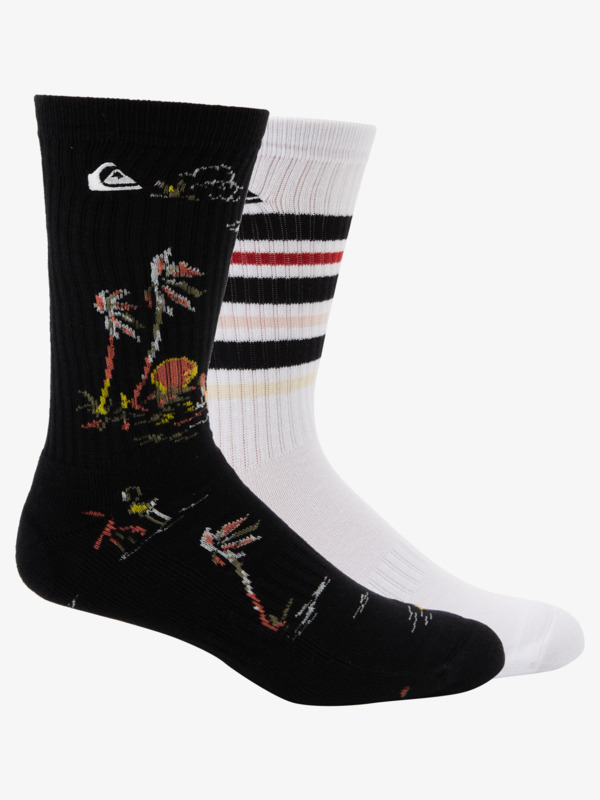 2 Pack Jacquard - Crew Socks  AQYAA03296
