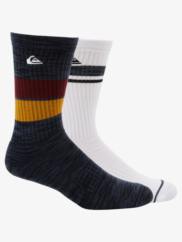 2 Pack Jacquard Crew Socks | Quiksilver