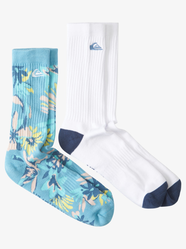 Sunday Stroll Crew Socks 2 Pack for Men Quiksilver