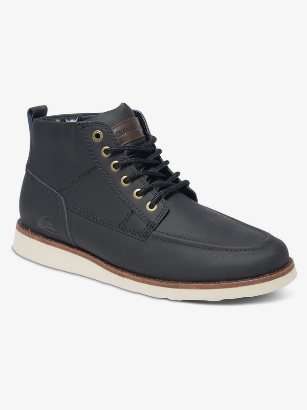 calvin klein sheffield lace up boots in black