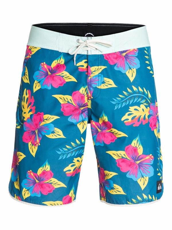 quiksilver, OG SCALLOP PRINTS U20, OG SCALLOP PRINTS MOROCCAN BLU (bsg6) 0 OG SCALLOP PRINTS U20 AQYBS03007 Quiksilver