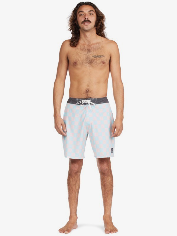 Checker 18" - Recycled Board Shorts for Men  AQYBS03535