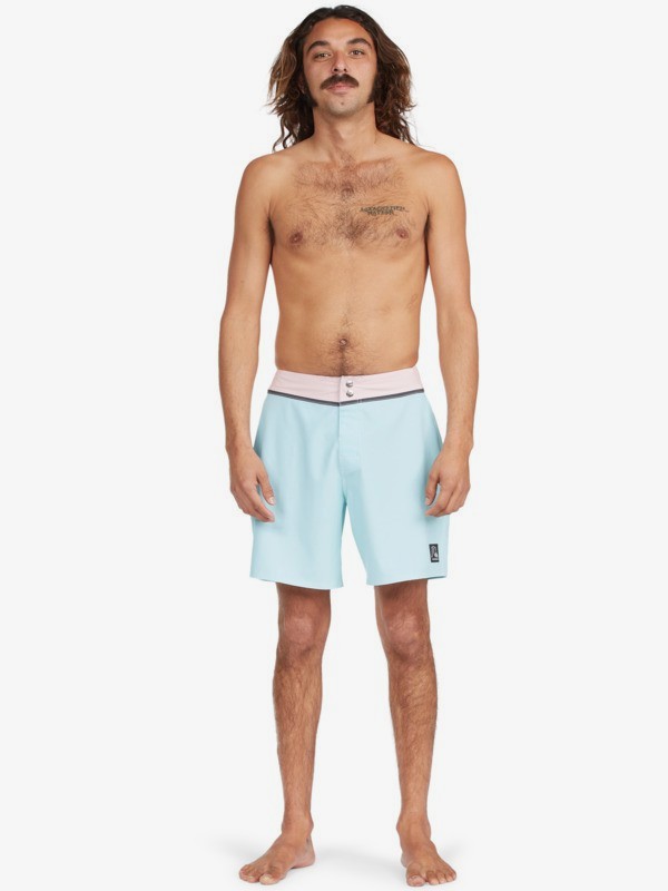 Solid Snap 17" - Recycled Board Shorts for Men  AQYBS03536