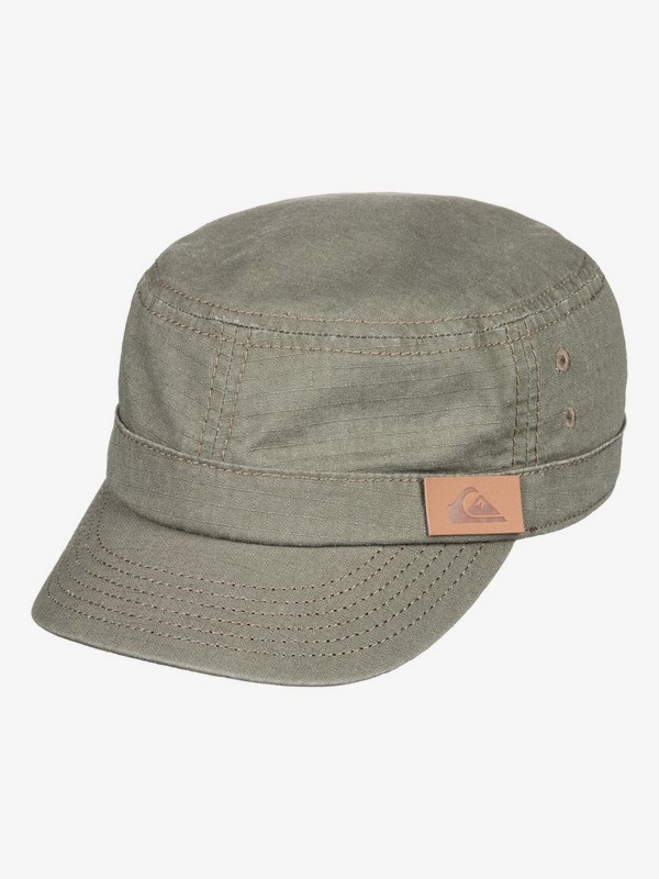 quiksilver, Renegade - Military Cap for Men, THYME (cqy0) 0 Renegade - Military Cap for Men Brown AQYHA03575 Quiksilver