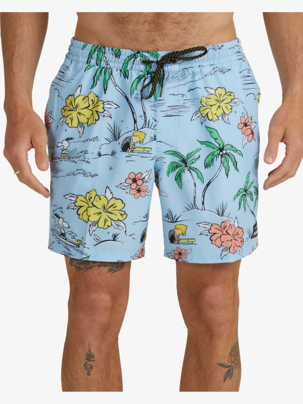 Peanuts Snoopy Shred - Swim Shorts for Men | Quiksilver