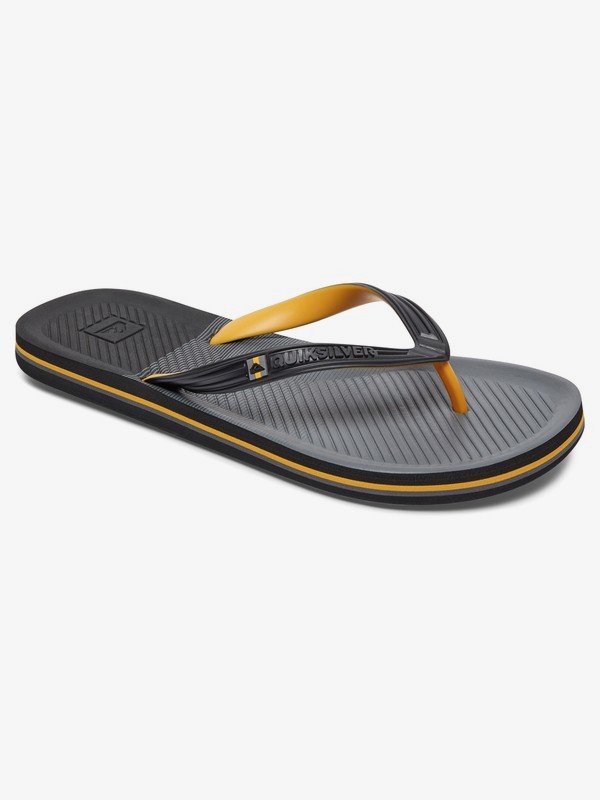 quiksilver leather flip flops