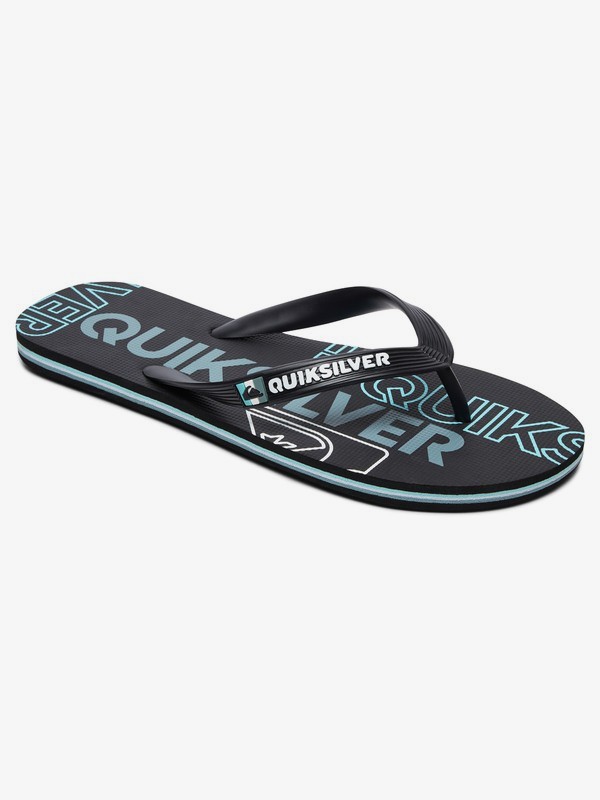 quiksilver, Molokai Nitro - Chanclas para Hombre, BLACK/BLUE/BLACK (xkbk) 0 Molokai Nitro - Chanclas para Hombre Negro AQYL100787 Quiksilver