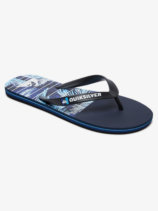 quiksilver, Molokai Drained Out - Chanclas para Hombre, BLACK/BLUE/BLUE (xkbb) 0 Molokai Drained Out - Chanclas para Hombre Negro AQYL100793 Quiksilver