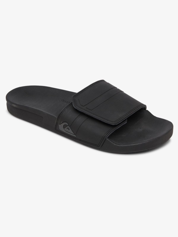 Chanclas Quiksilver Rivi Hombre Negros Negros Grises Para