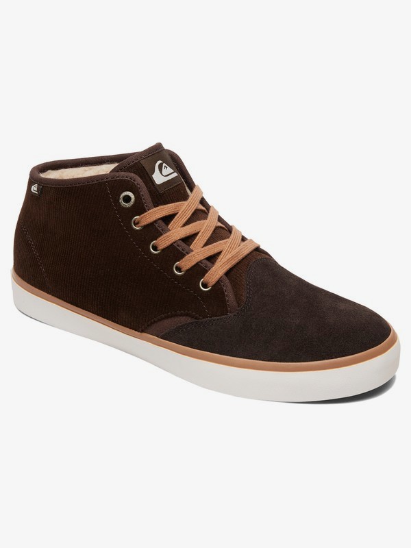 quiksilver, Shorebreak Mid Sherpa - Zapatillas para Hombre, BROWN/BROWN/WHITE (xccw) 0 Shorebreak Mid Sherpa - Zapatillas para Hombre Marron AQYS300079 Quiksilver
