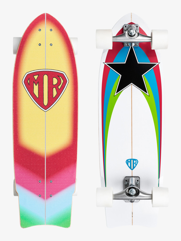 Super Twin 9.5" - Surfskate Skateboard  EGL21MRSWH