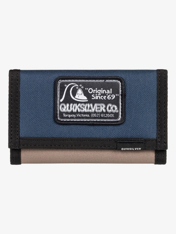 quiksilver, The Everydaily - Cartera de Triple Hoja para Chicos 8-16, MOONLIT OCEAN (byk0) 0 The Everydaily - Cartera de Triple Hoja para Chicos 8-16 Azul EQBAA03068 Quiksilver
