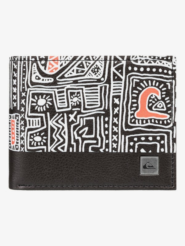 quiksilver, Freshness - Cartera de Cuero de Doble Hoja para Chicos 8-16, WHITE (wbb0) 0 Freshness - Cartera de Cuero de Doble Hoja para Chicos 8-16 Blanco EQBAA03069 Quiksilver