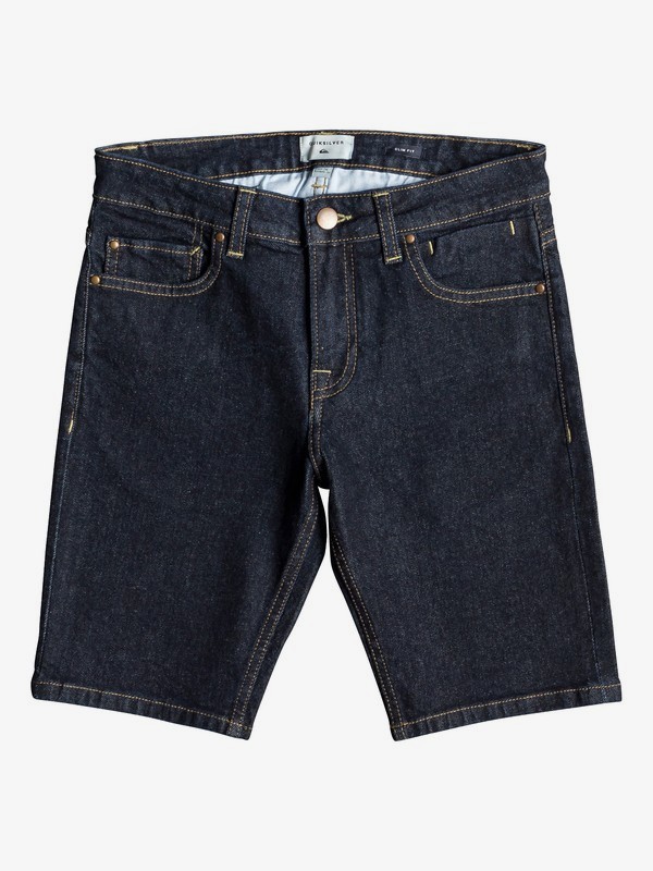 quiksilver, Distorsion Rinse - Short Vaquero para Chicos 8-16, RINSE (bsnw) 0 Distorsion Rinse - Short Vaquero para Chicos 8-16 Azul EQBDS03057 Quiksilver