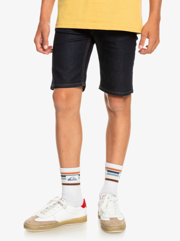 Modern Flave Rinse - Denim Shorts for Boys 8-16 EQBDS03063