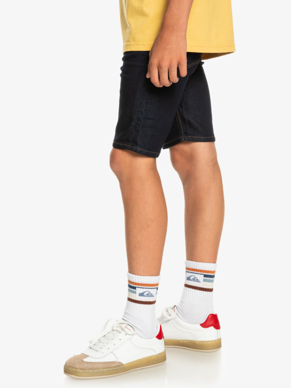 Modern Flave Rinse - Denim Shorts for Boys 8-16 EQBDS03063