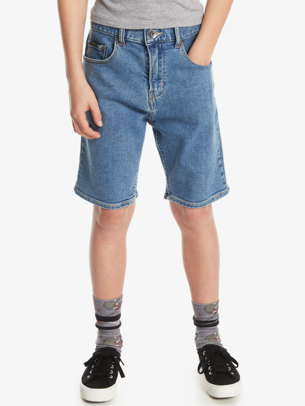 Bizon Iced - Denim Shorts for Boys 8-16  EQBDS03066