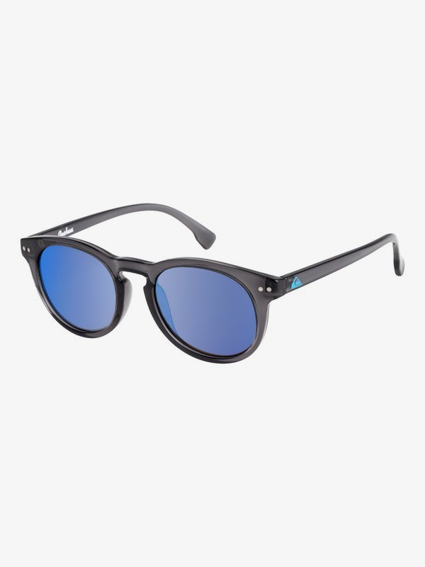 quiksilver, Joshua - Gafas de Sol para Chicos, MATTE CRYSTAL SMOKE/FLASH BLUE (xssb) 0 Joshua - Gafas de Sol para Chicos Gris EQBEY03007 Quiksilver