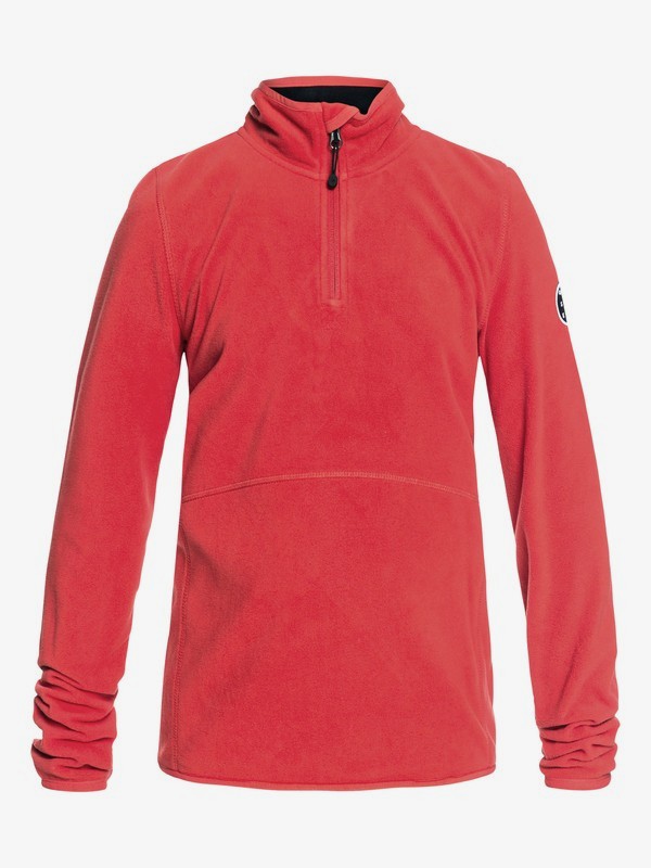 quiksilver, Aker - Polaire demi-zip technique pour Garçon 8-16 ans, FLAME (rpz0) 0 Aker - Polaire demi-zip technique pour Garçon 8-16 ans Rouge EQBFT03439 Quiksilver