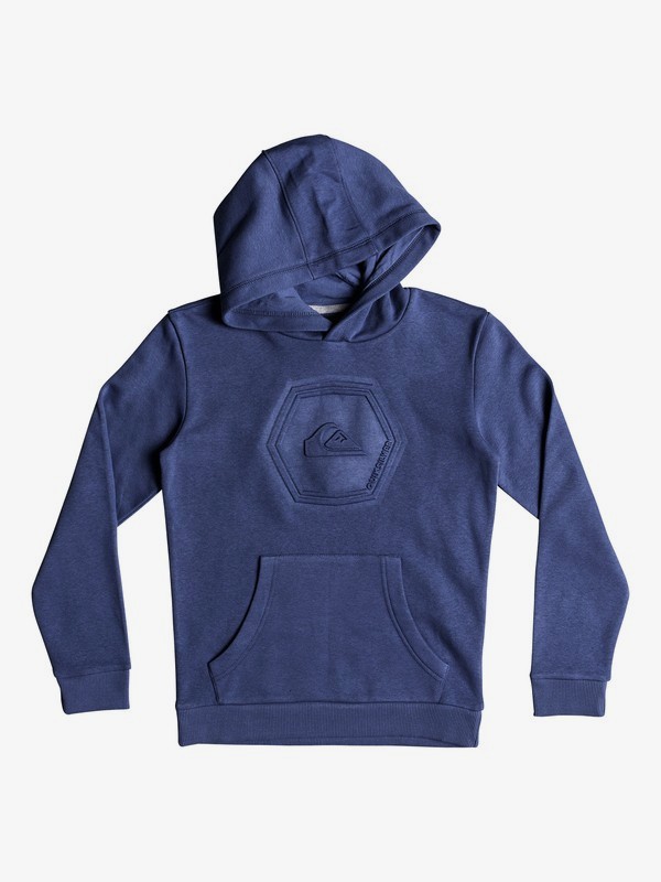 quiksilver, Худи Swell Emboss, BIJOU BLUE (bng0) 0 Худи Swell Emboss Синий EQBFT03460 Quiksilver