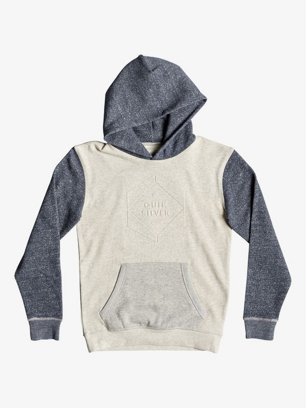 quiksilver, Детский худи Global Grasp, SNOW WHITE HEATHER (wbkh) 0 Детский худи Global Grasp Белый EQBFT03501 Quiksilver