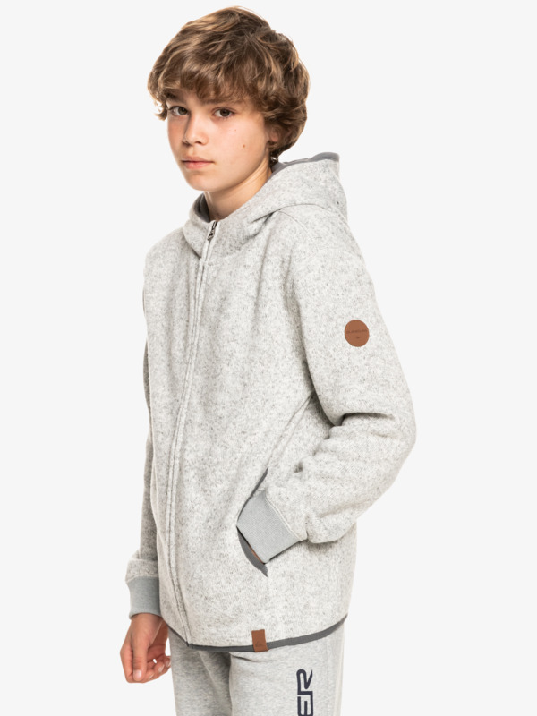 Keller Sweat Capuche Zipp Pour Gar On Quiksilver