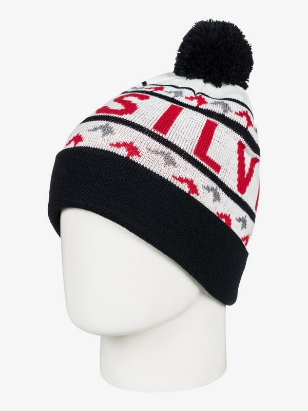 quiksilver, Summit - Bonnet pour Garçon 8-16 ans, SNOW WHITE (wbk0) 0 Summit - Bonnet pour Garçon 8-16 ans Blanc EQBHA03036 Quiksilver