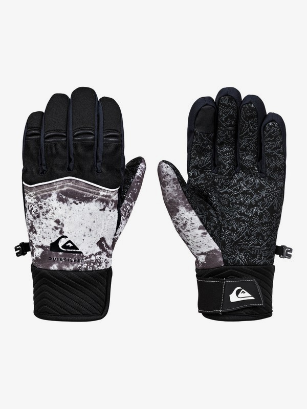 quiksilver, Method - Snowboard/Ski Gloves for Boys 8-16, CASTLE ROCK SPLASH (kpv7) 0 Method - Snowboard/Ski Gloves for Boys 8-16 Black EQBHN03025 Quiksilver